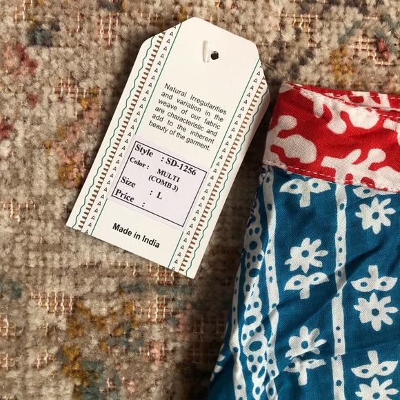 Ananda Design | Patchwork Flowy 100% Rayon Maxi Full Skirt Bohemian Festival - Picture 11 of 13